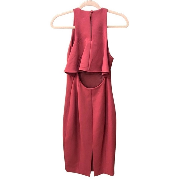 Cinq a sept Magenta Sheath Pencil Dress makenna orchid cocktail party size 2 - Picture 3 of 9